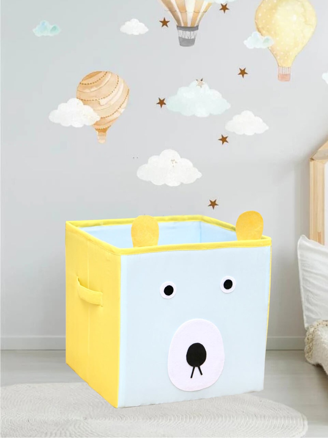 

Kids Clan Unisex Kids Sea Green Mark Bear Printed Storage Organiser