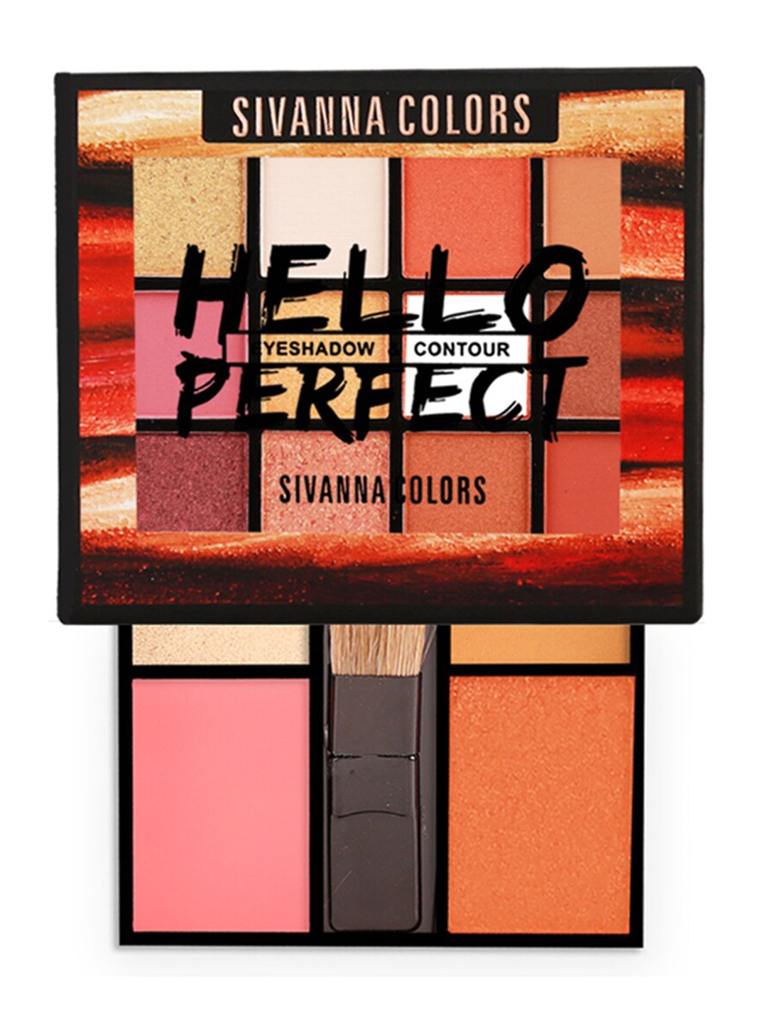 

Sivanna Colors Hello Perfect Eye Shadow & Contour Mini Palette - HF5016 03, Multi