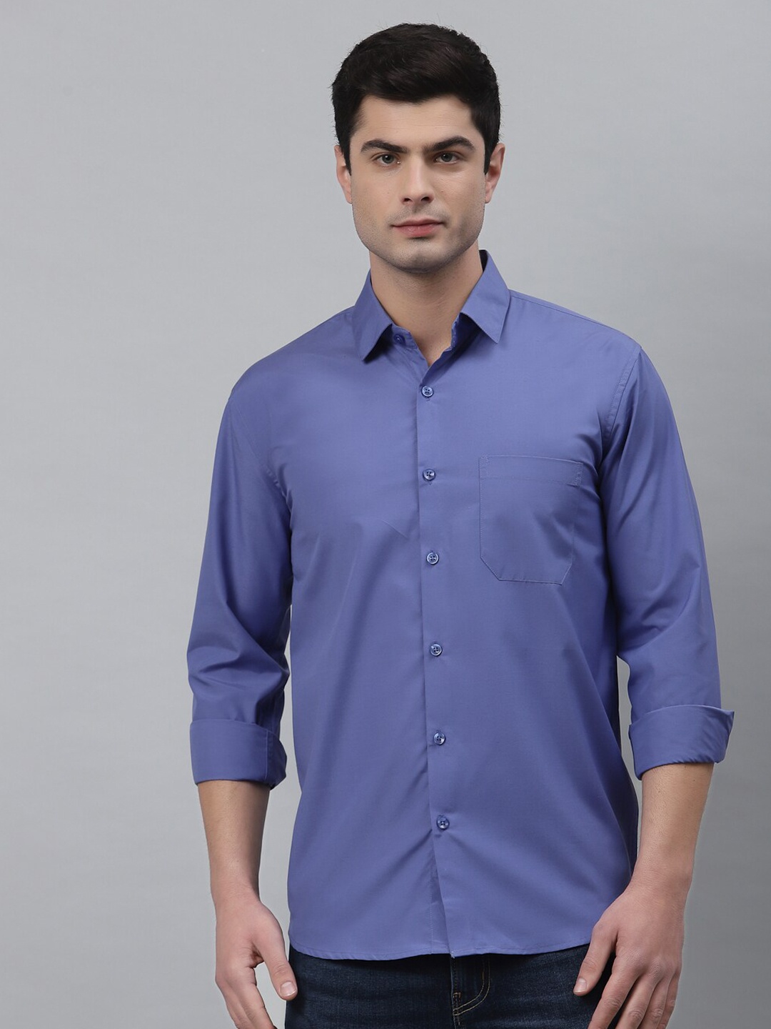 

NEUDIS Men Men Blue Full Sleeves Classic Formal Shirt