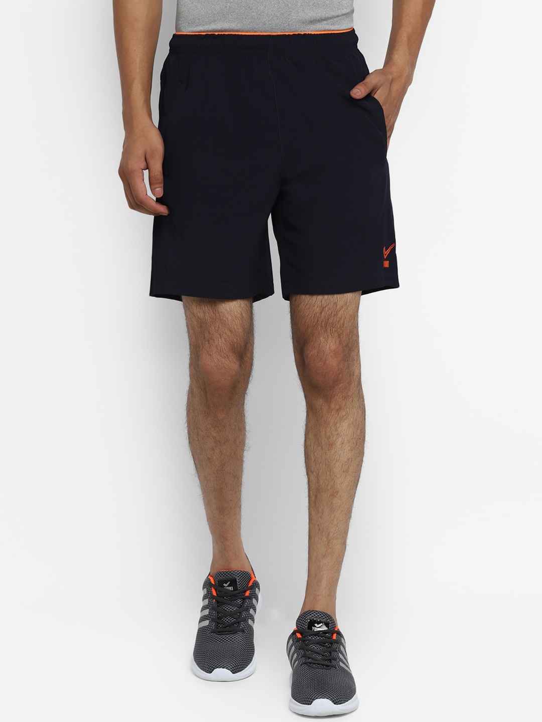 

Yuuki Men Navy Blue Training or Gym Sports Shorts