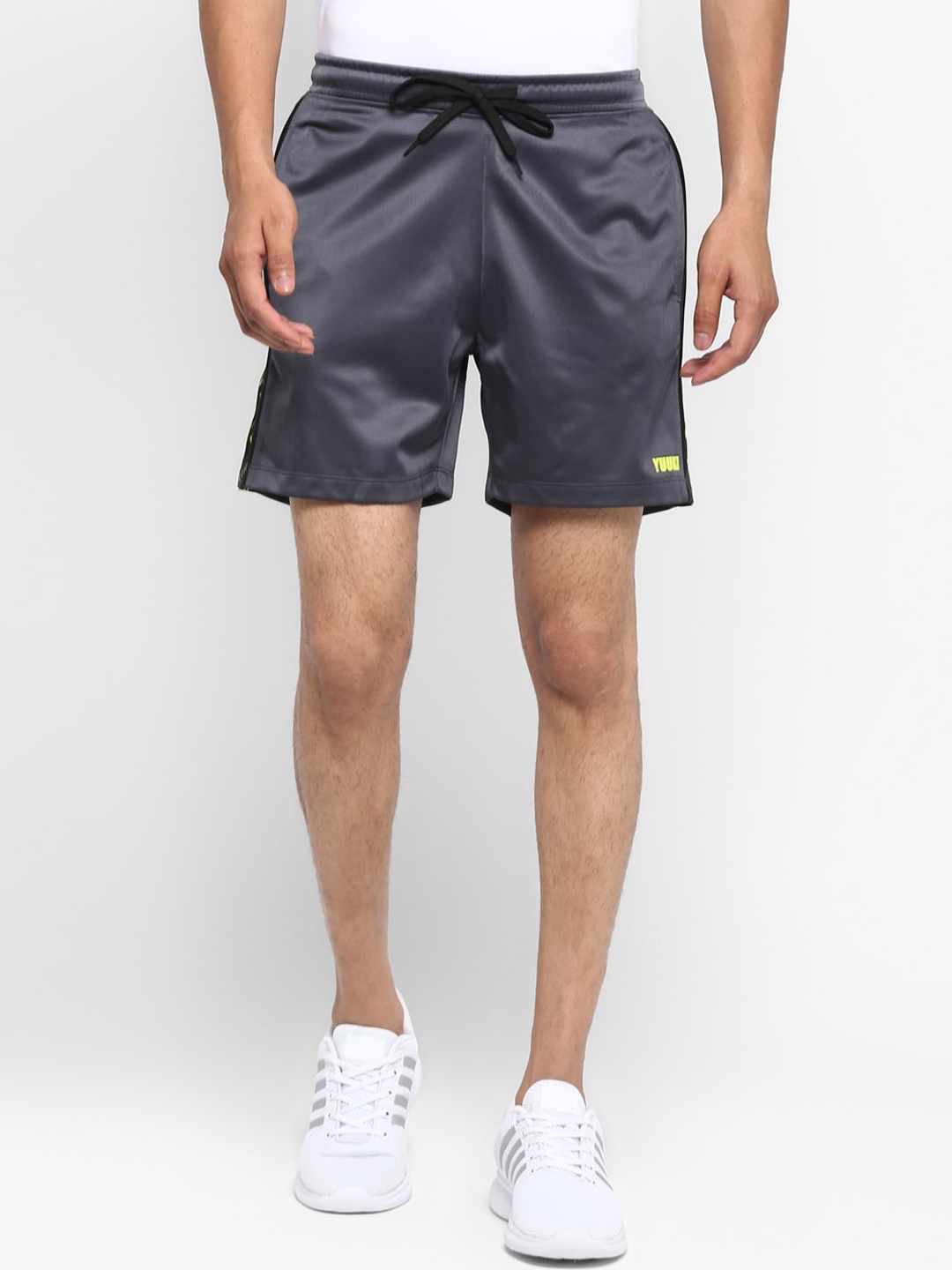Yuuki Men Grey Training or Gym Sports Shorts