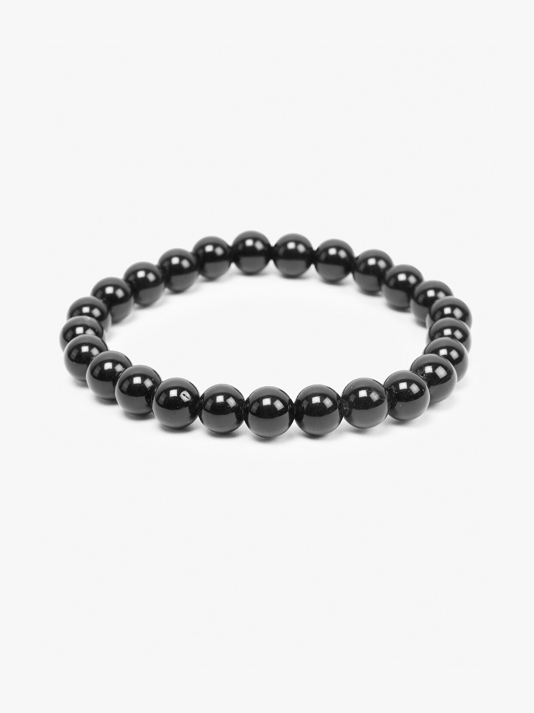 

BuckleUp Unisex Black Tourmaline Slip-On Bracelet