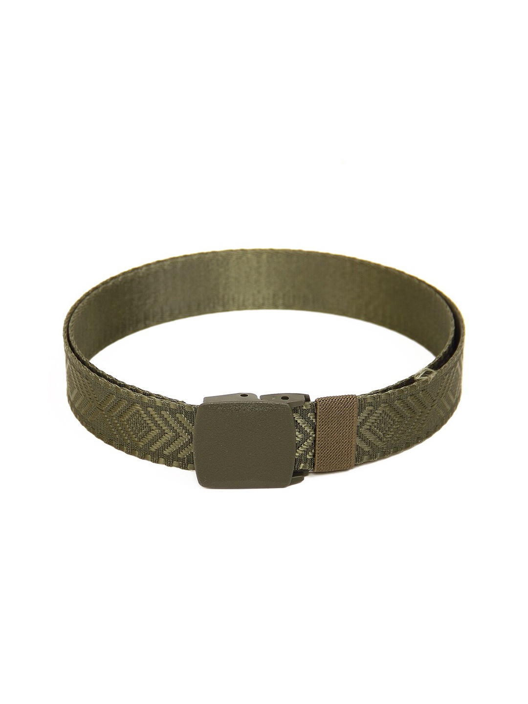 

Calvadoss Women Green Textured Belt