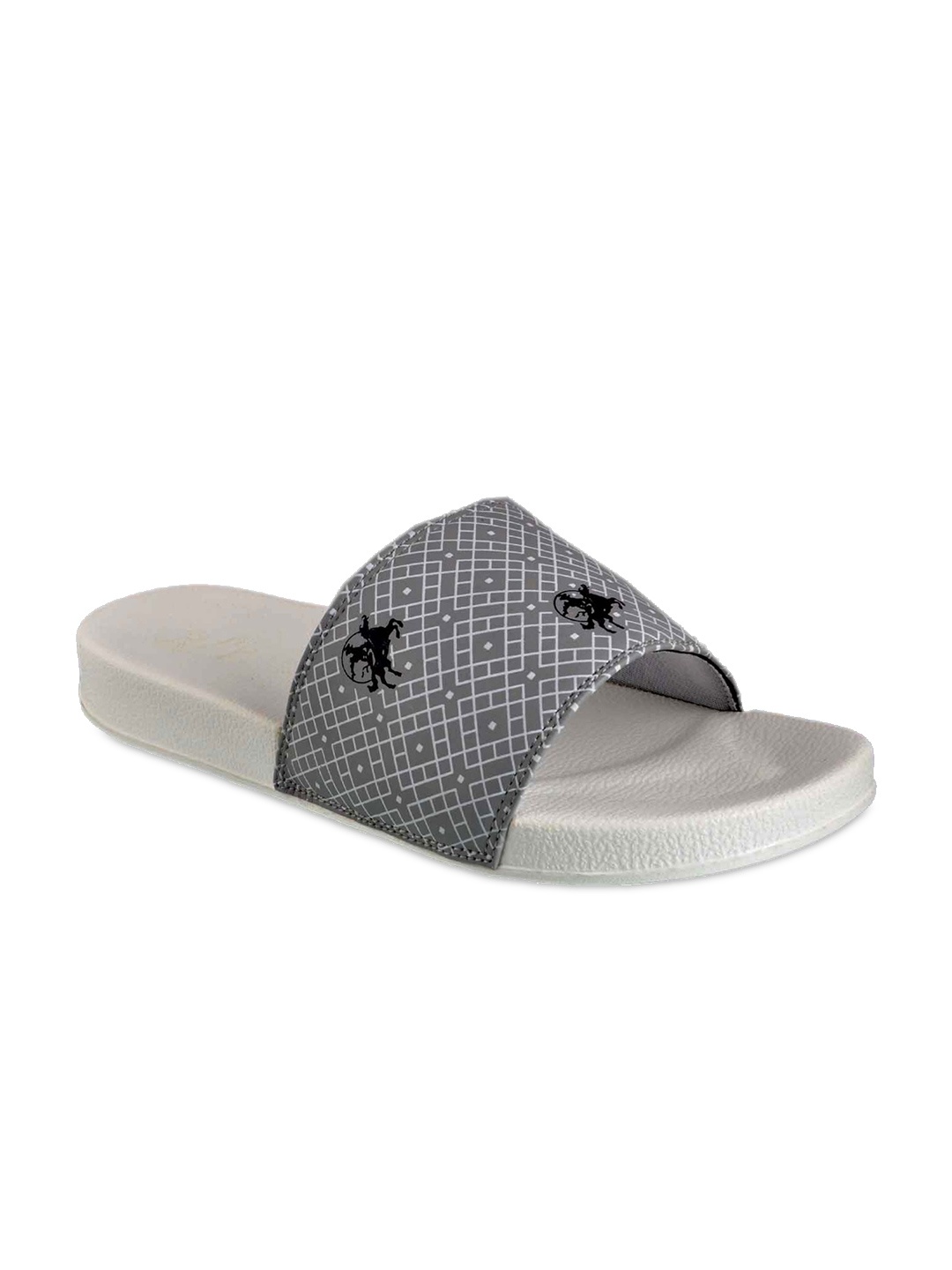 

Buckaroo Men White Printed EVA Lightweight Sliders