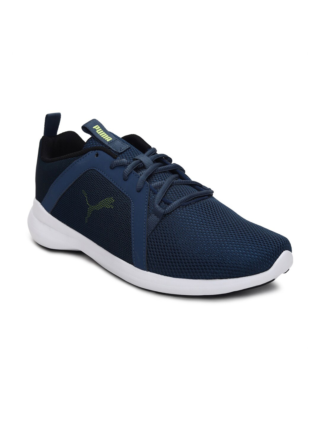

Puma Men Teal Woven Design Lace Up Sneakers