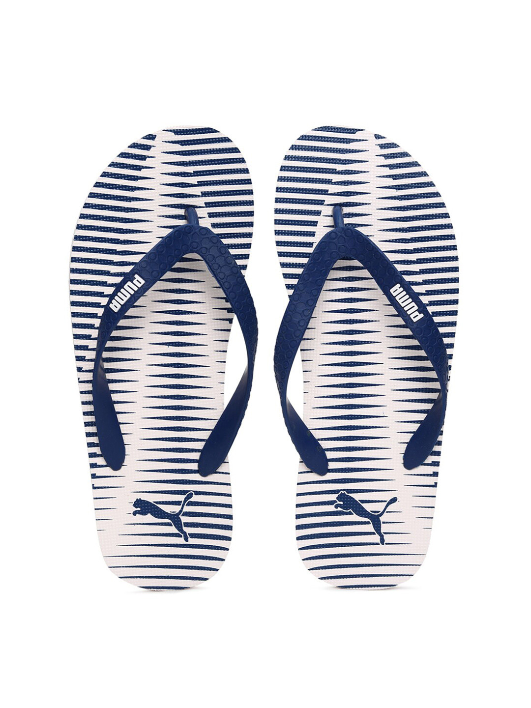 

Puma Unisex Blue Printed Thong Flip-Flops