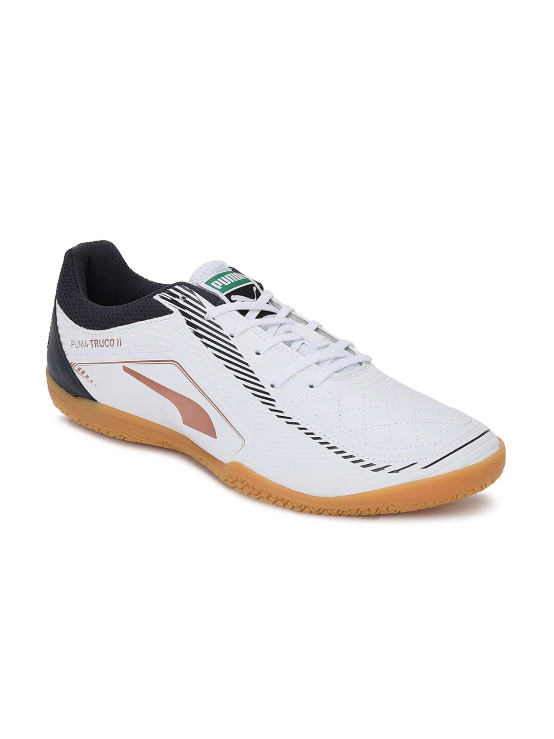 

Puma Unisex White & Black TRUCO II Football Shoes