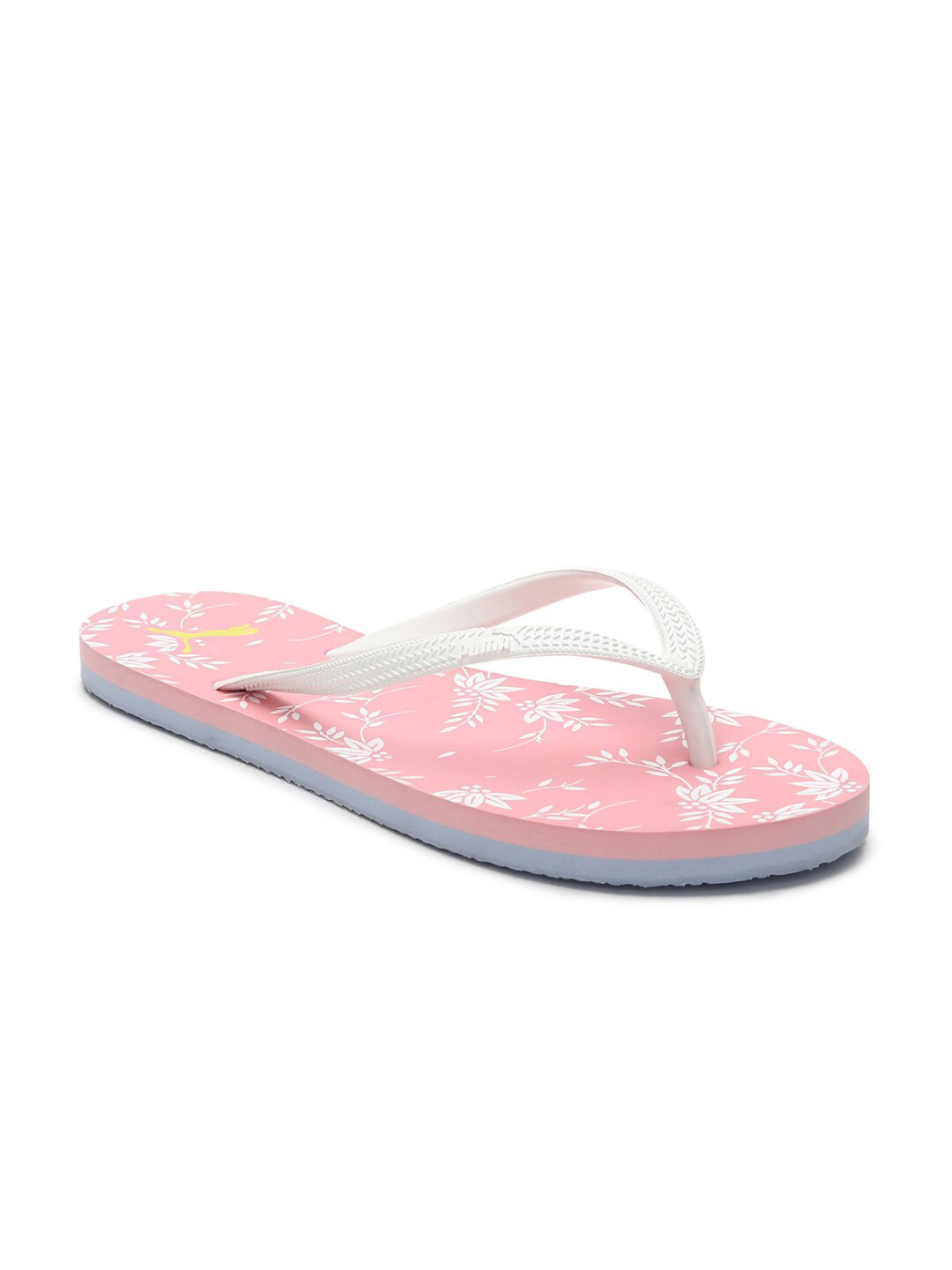 

Puma Women Pink & White Printed Thong Flip-Flops