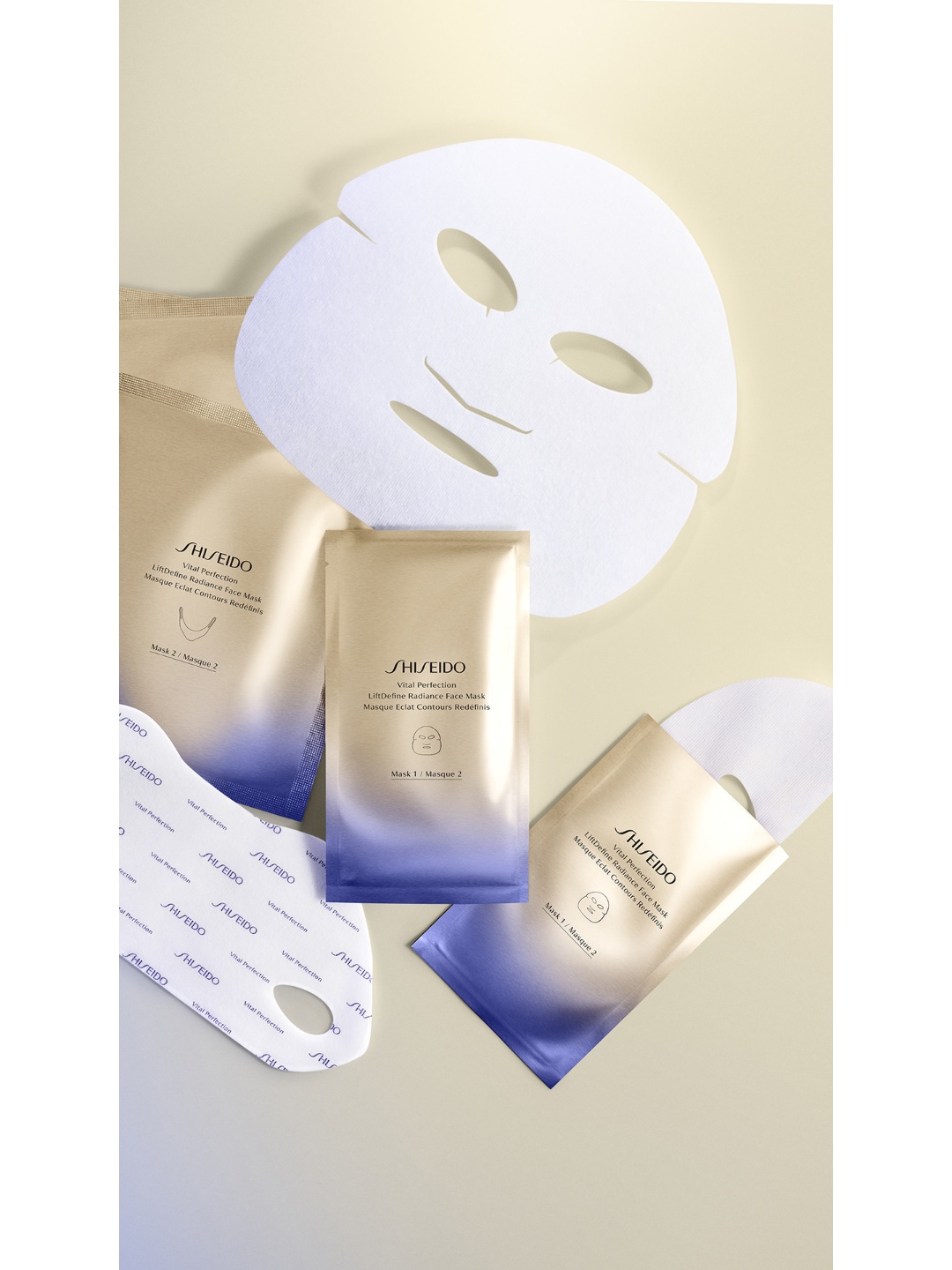 

SHISEIDO Vital Perfection LiftDefine Radiance Face Mask, White