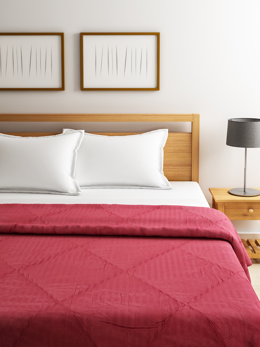 

SWAYAM Maroon Winter Double Quilt