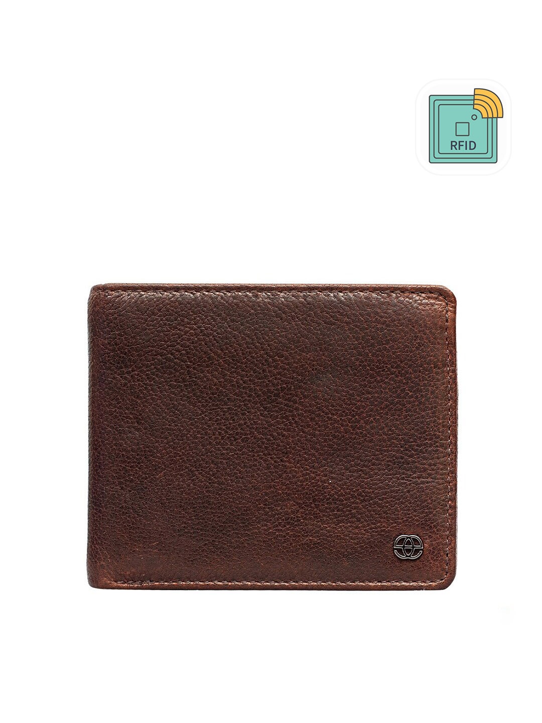 

Eske Men Brown Leather Two Fold Wallet