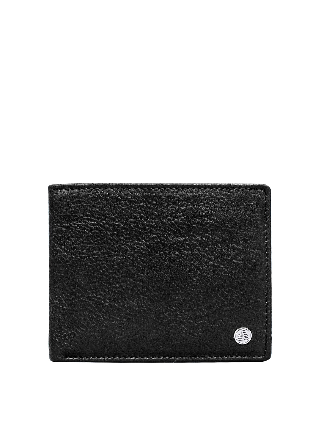 

Eske Men Black Leather Two Fold Wallet