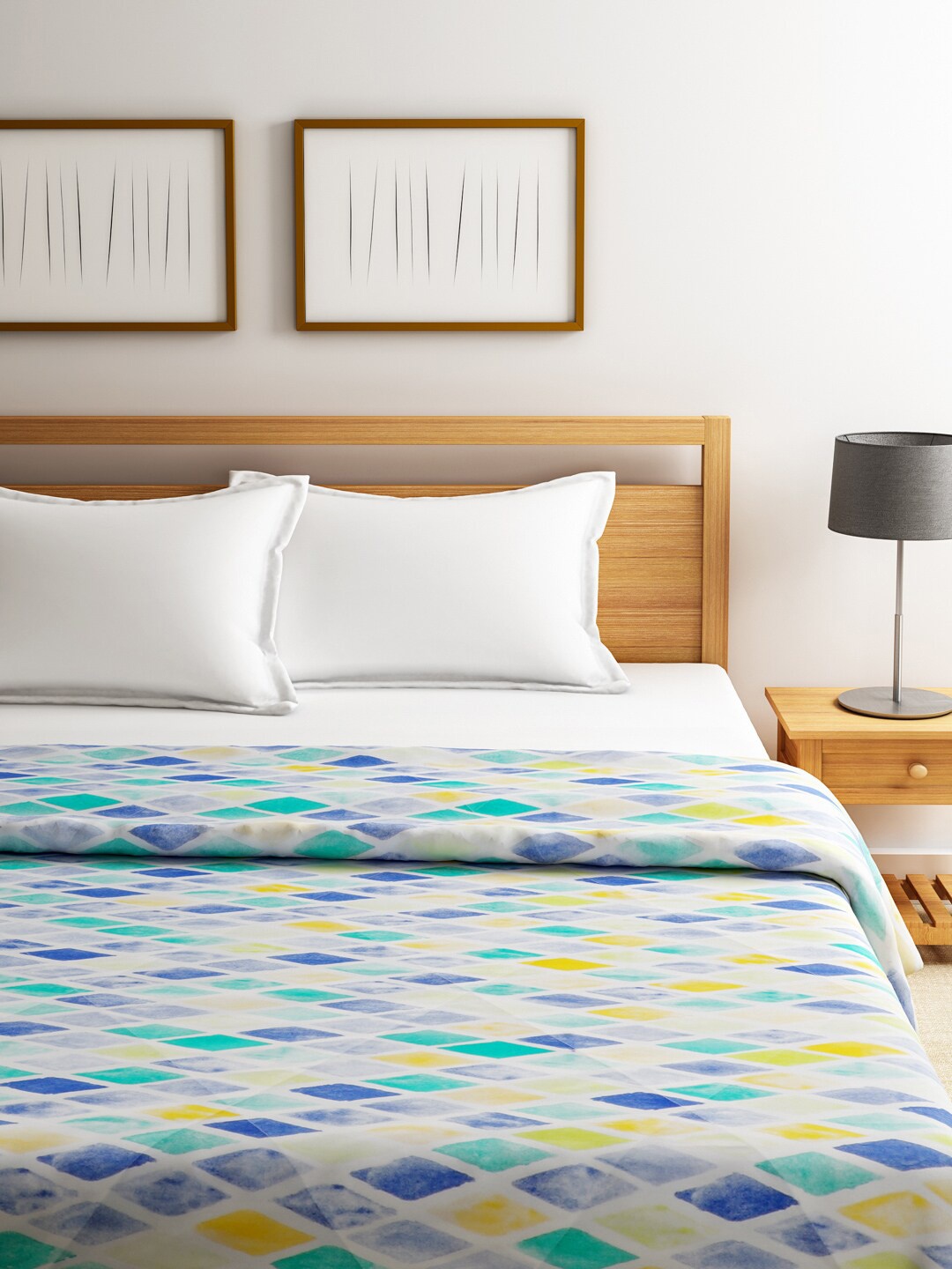

SWAYAM Multicoloured Printed Winter Double Quilt, Multi