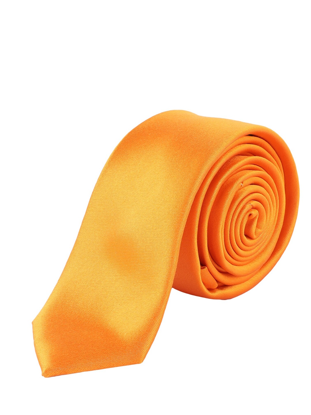 

Alvaro Castagnino Men Orange Skinny Tie