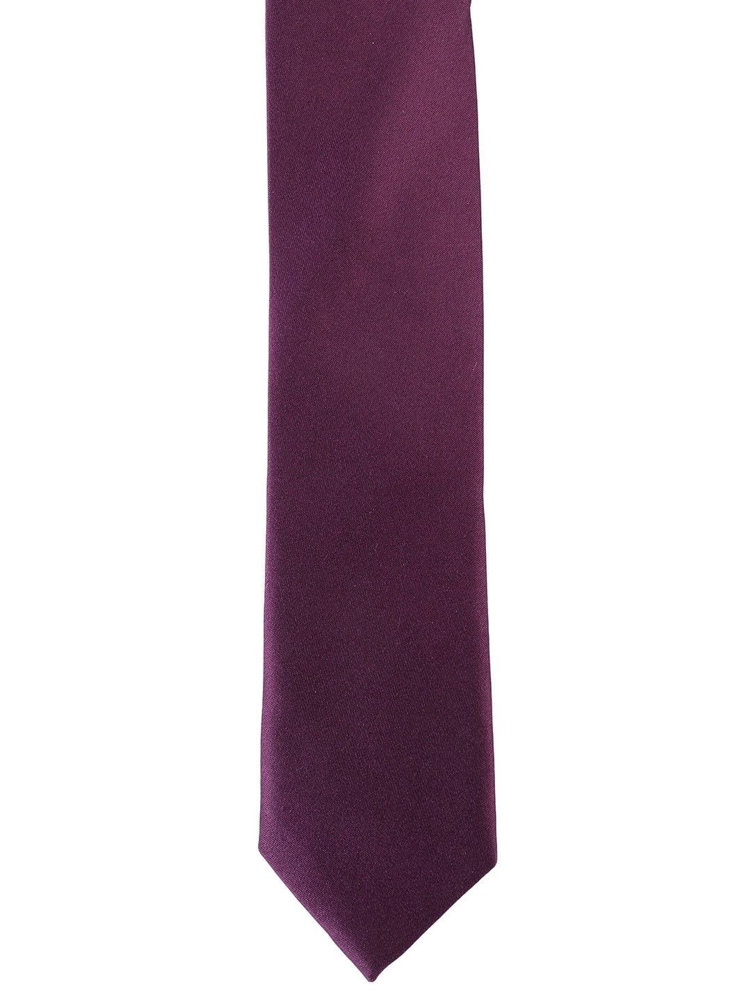 

Alvaro Castagnino Men Purple Solid Skinny Tie