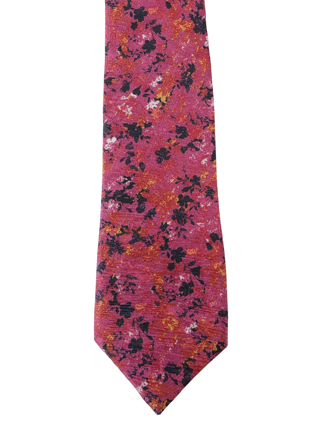 

Alvaro Castagnino Men Pink & Navy Blue Printed Skinny Tie