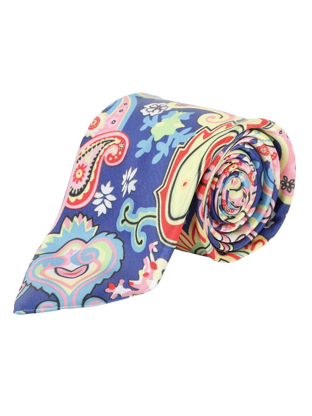 

Alvaro Castagnino Men Blue Printed Skinny Tie