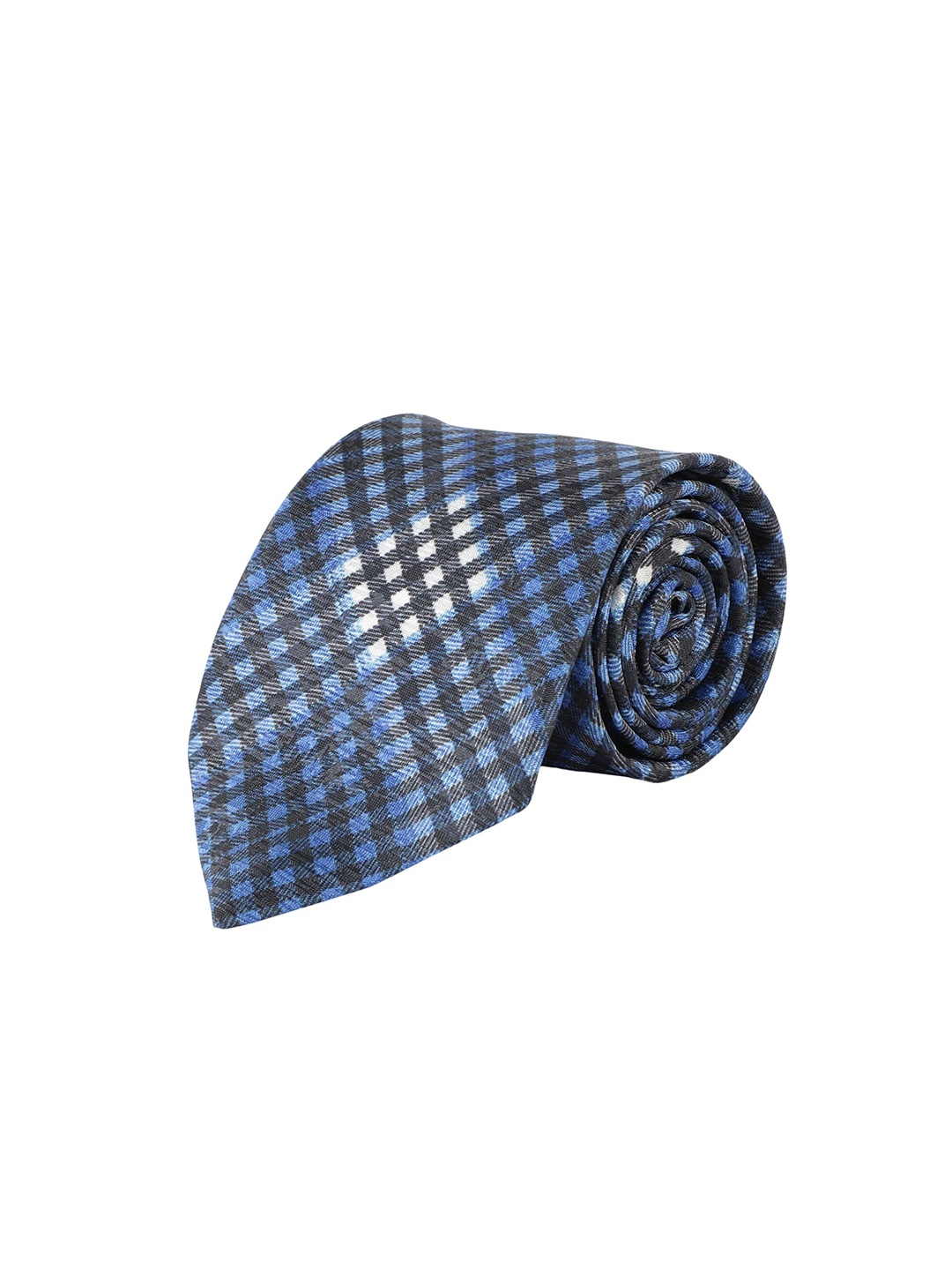 

Alvaro Castagnino Men Blue & White Printed Broad Tie