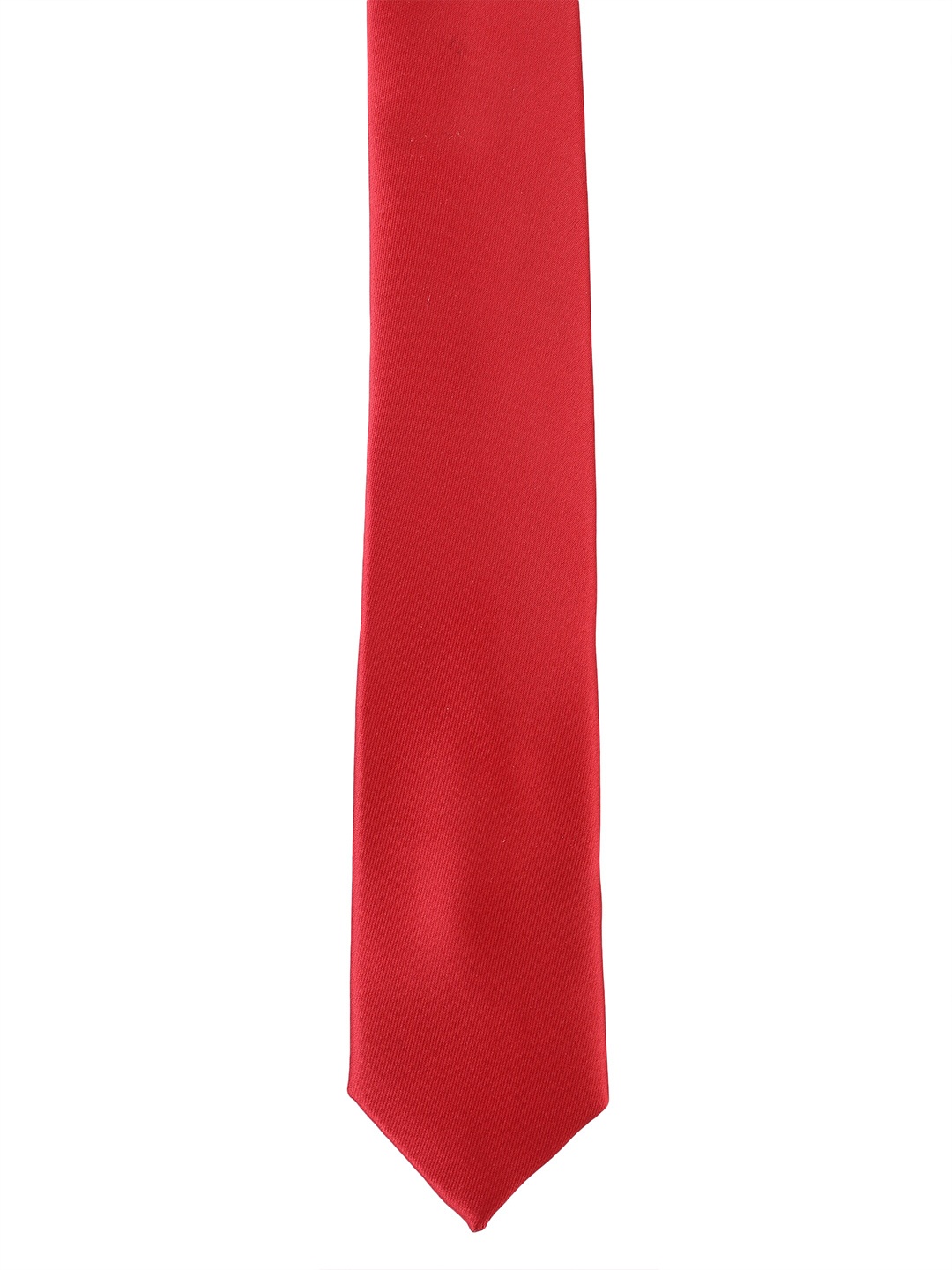 

Alvaro Castagnino Men Red Solid Skinny Tie
