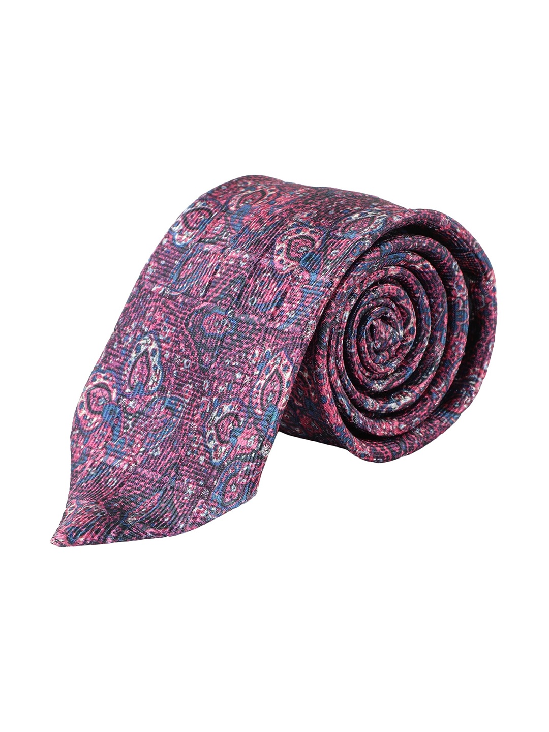 

Alvaro Castagnino Men Purple Printed Skinny Tie