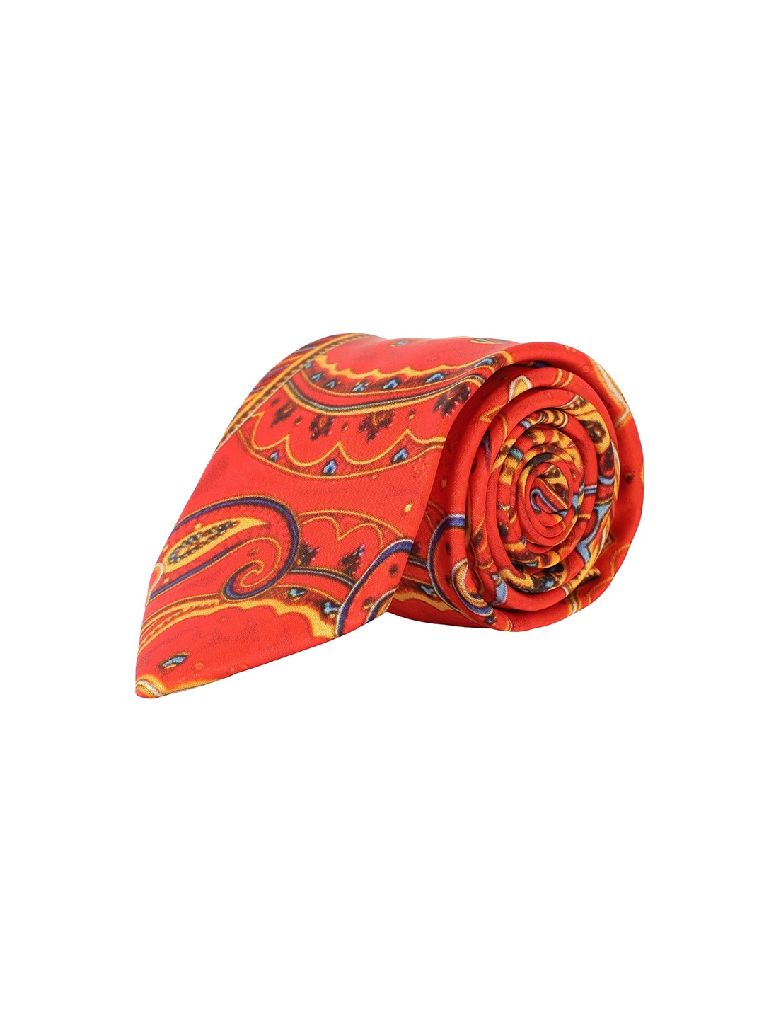 

Alvaro Castagnino Men Red & Blue Printed Skinny Tie