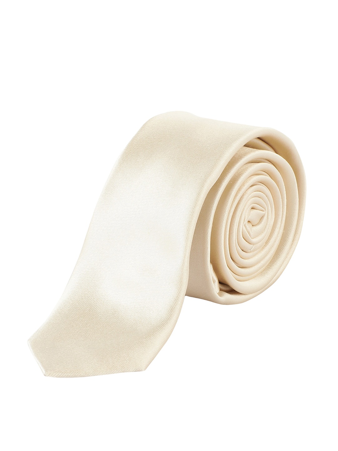 

Alvaro Castagnino Men Cream-Coloured Skinny Tie