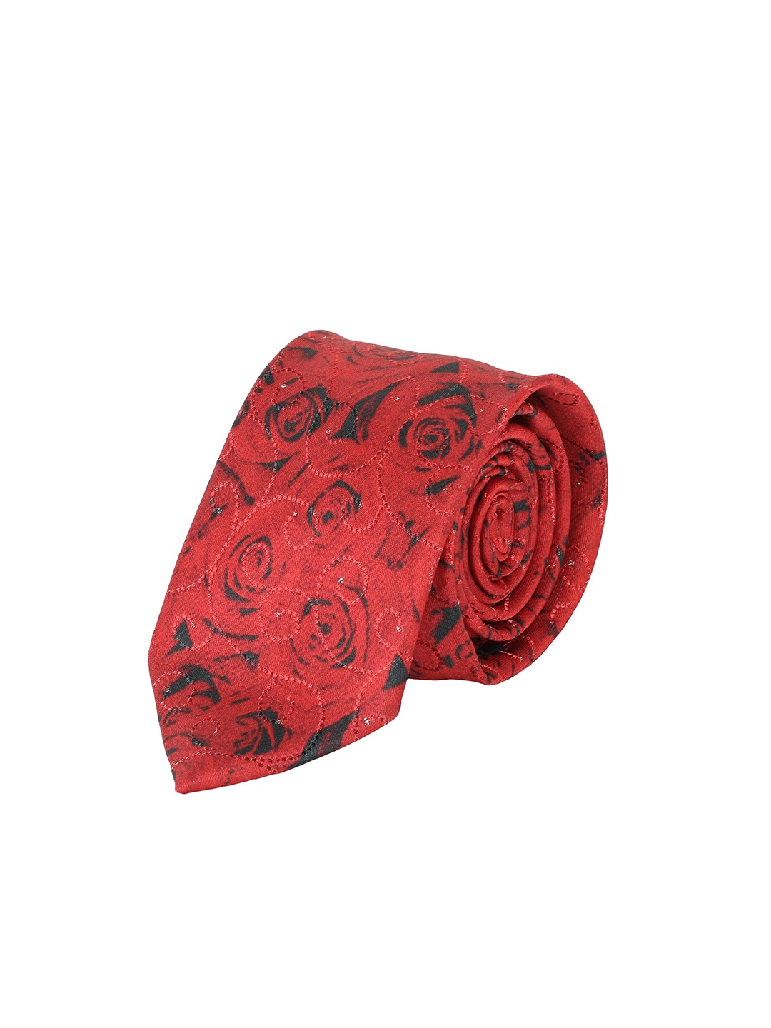 

Alvaro Castagnino Men Maroon Printed Skinny Tie