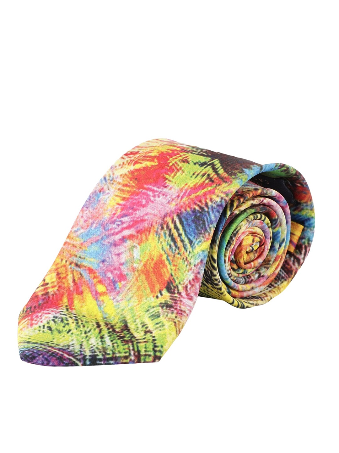 

Alvaro Castagnino Men Blue & Yellow Printed Skinny Tie