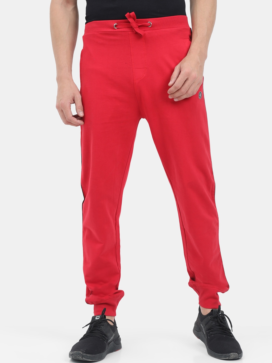 

ARDEUR Men Red Solid Cotton Joggers