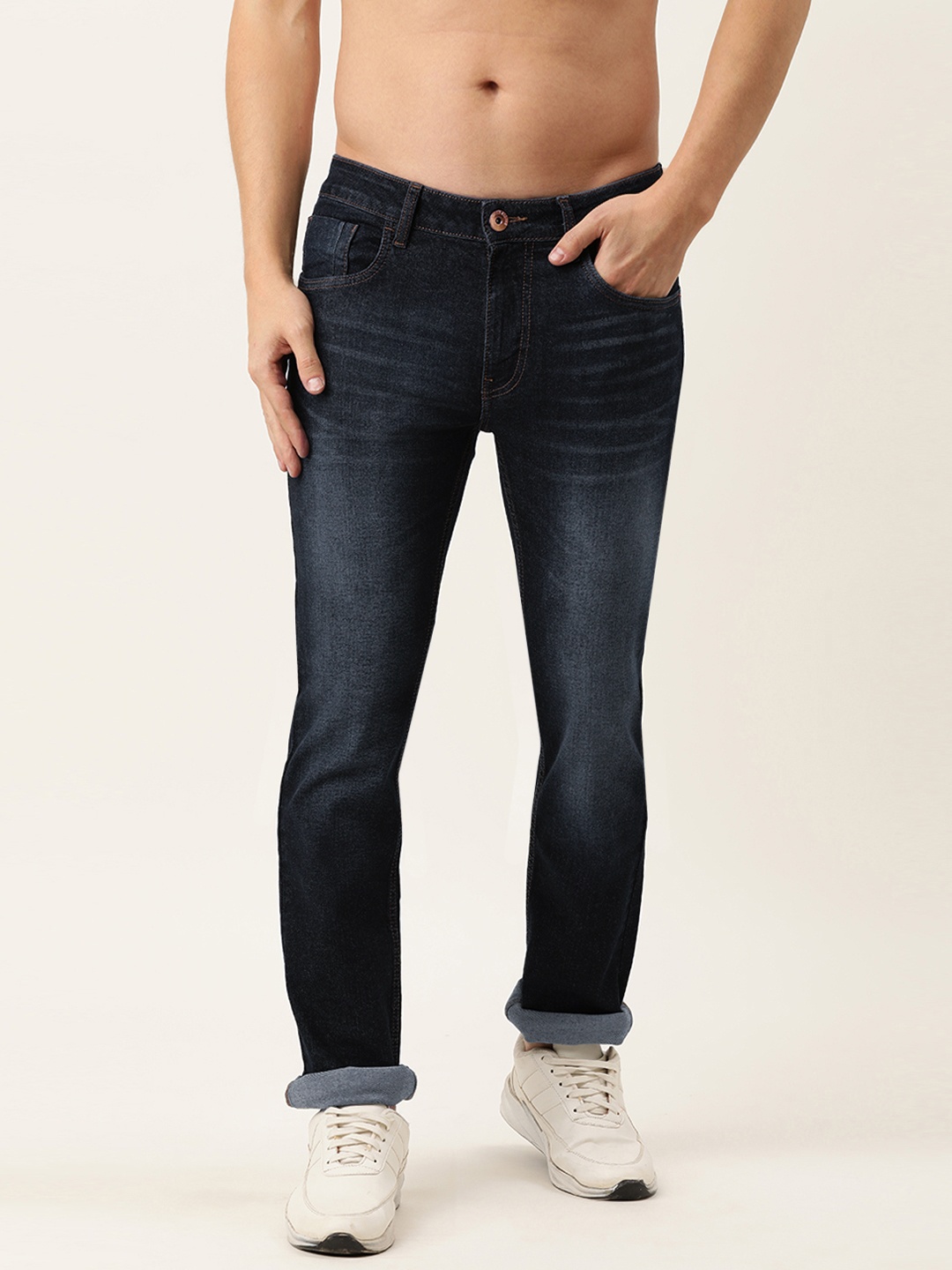 

Flying Machine Men Blue Slim Tapered Michael Fit Light Fade Stretchable Jeans