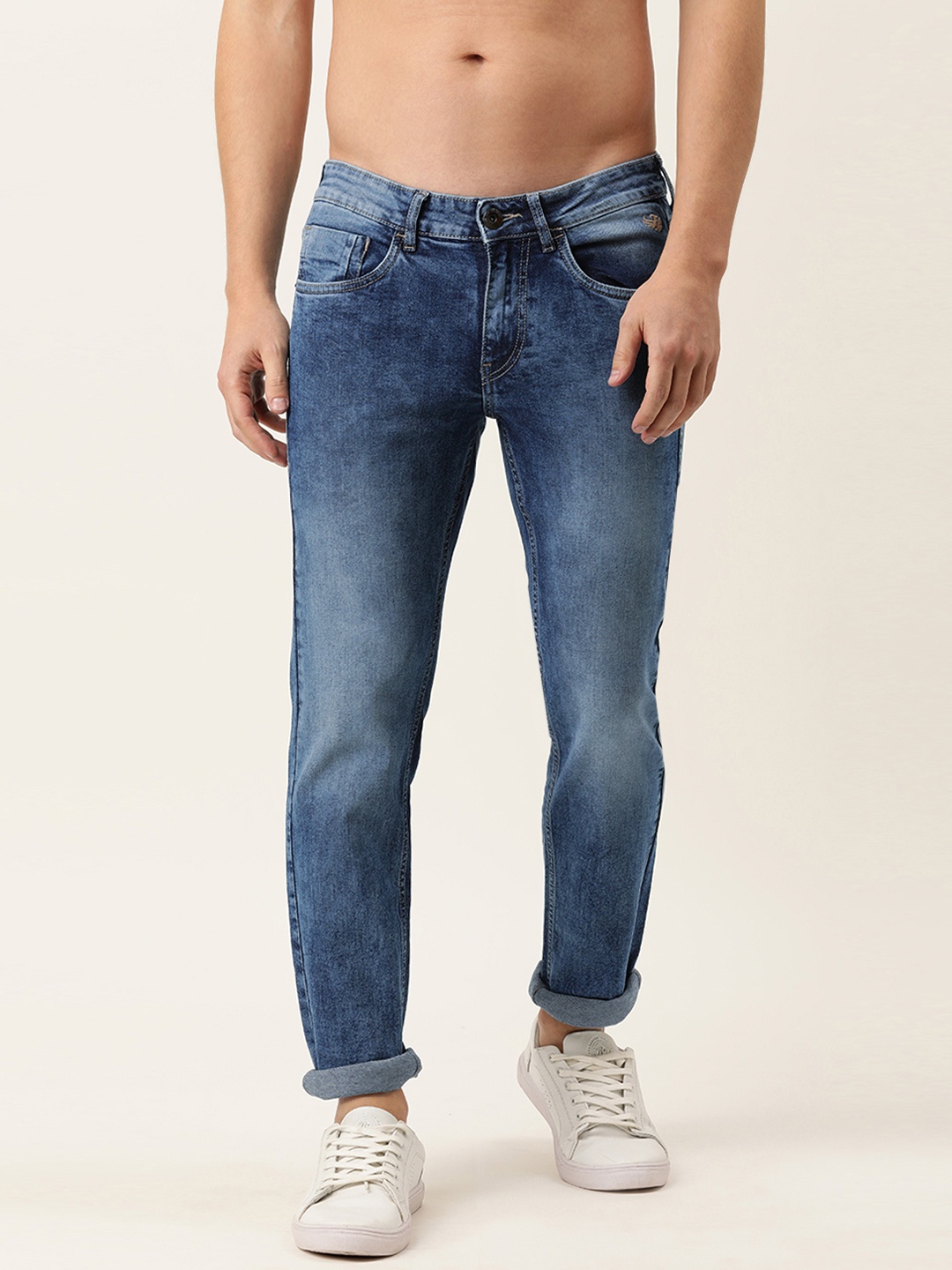

Flying Machine Men Blue Skinny jackson Fit Low-Rise Light Fade Stretchable Jeans