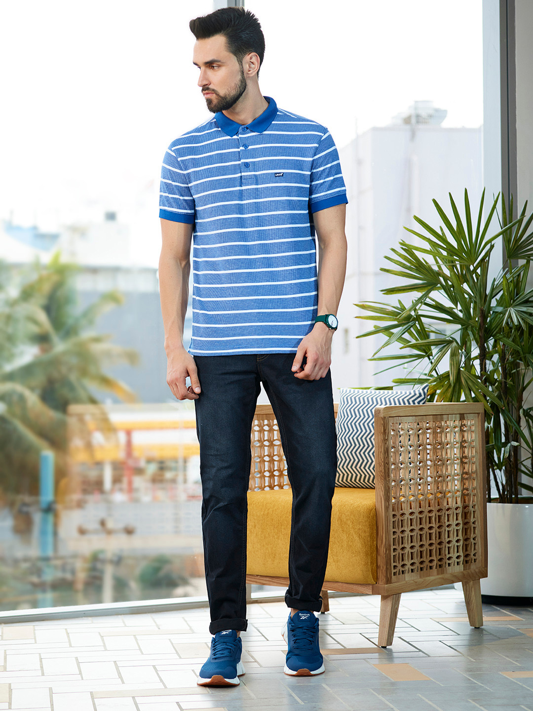 

Flying Machine Men Blue Skinny Jackson Fit Light Fade Stretchable Jeans