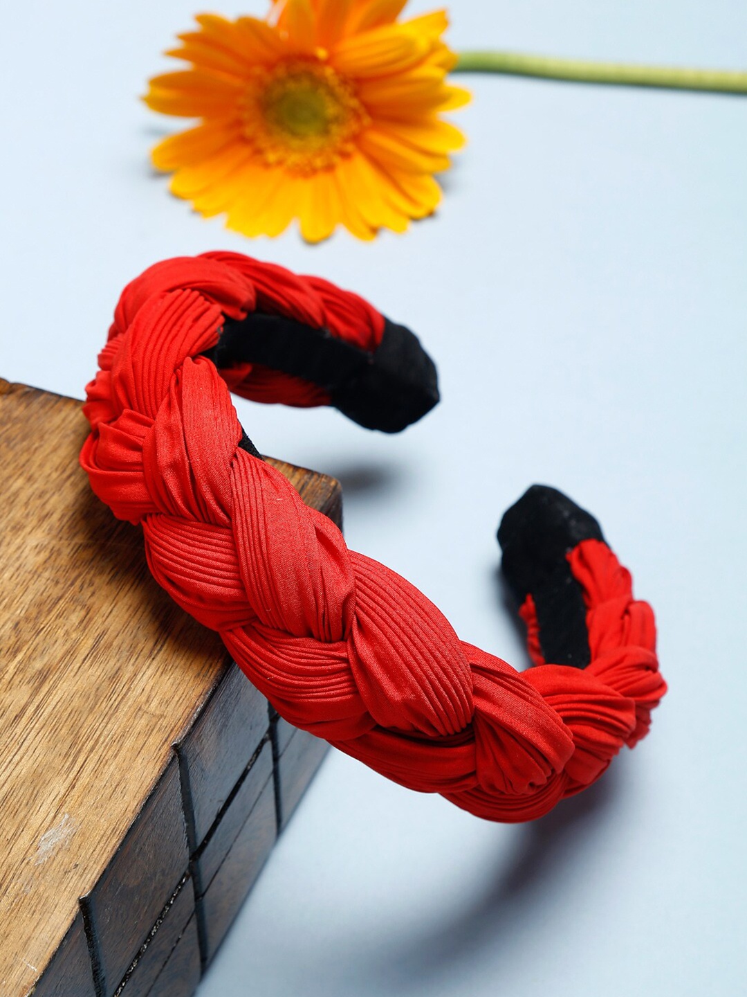 

TIPY TIPY TAP Women Red Braided Headband