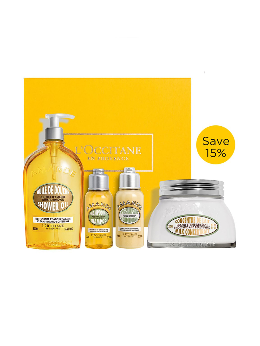 

LOccitane en Provence Almond Delicious Body Collection, Yellow