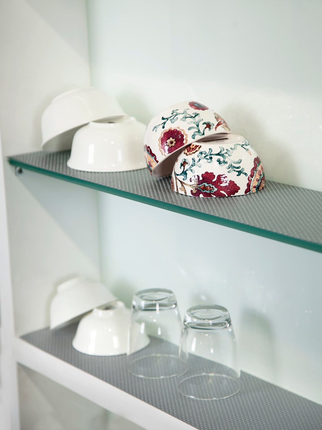 

OBSESSIONS Grey Textured Non-Adhesive EVA Drawer & Shelf Liner