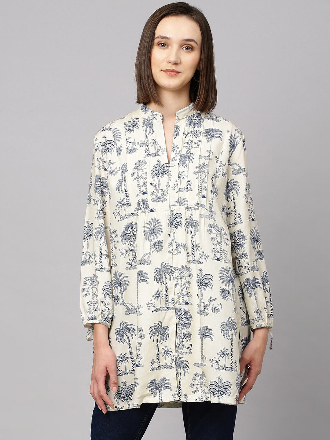 

Modern Indian by CHEMISTRY Women Off White Kurta