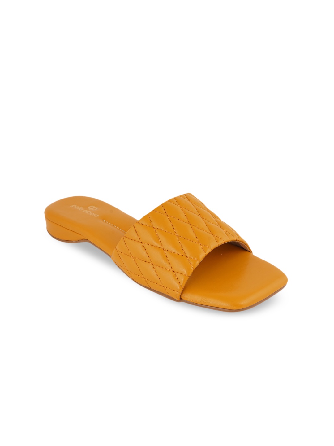 

pelle albero Women Yellow Open Toe Flats