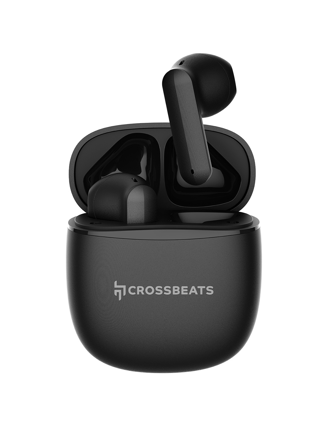 

CrossBeats Black AIRPOP in Ear Tws + Passive Noise Cancelling + 30 Hrs Playtime