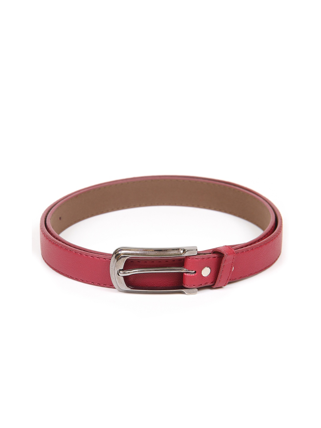 

Calvadoss Girls Pink Solid PU Slim Belt