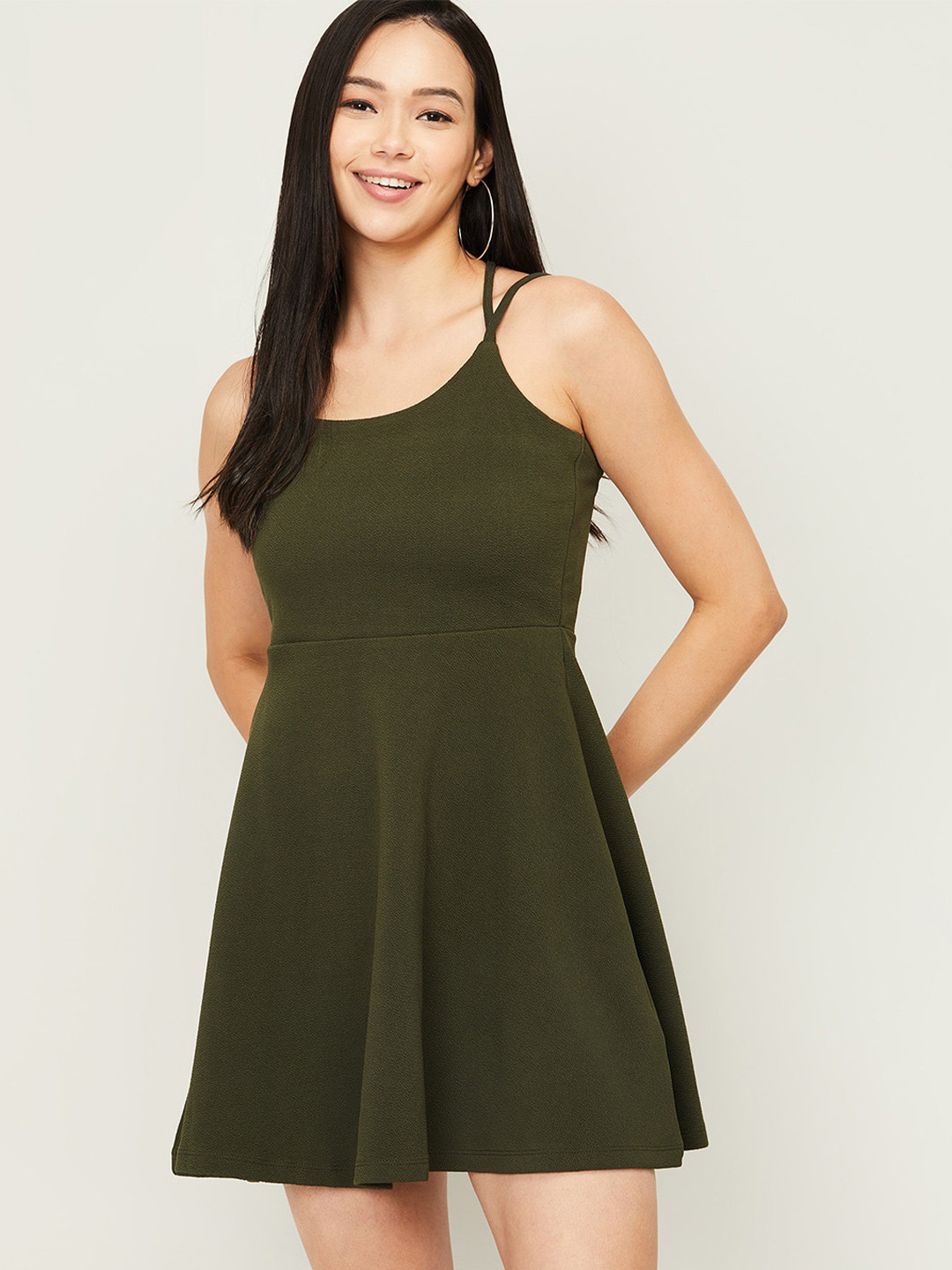 

Ginger by Lifestyle Olive Green Mini Dress