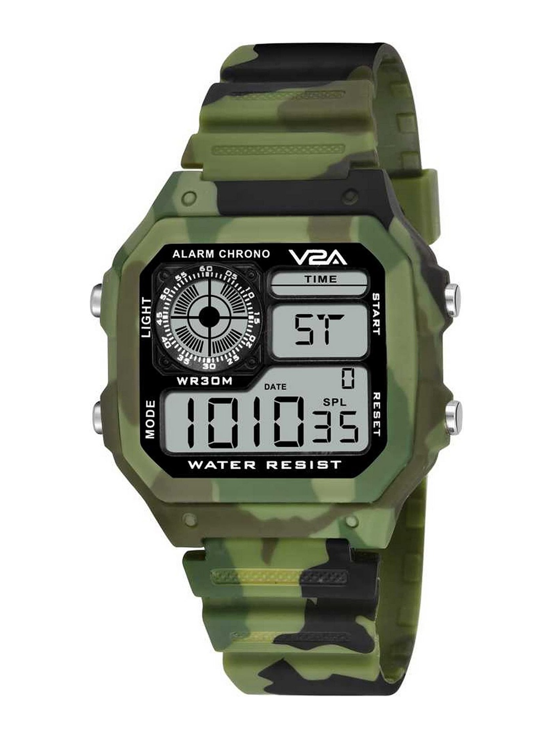 

V2A Men Green Digital Multi Function Watch V2A-1299