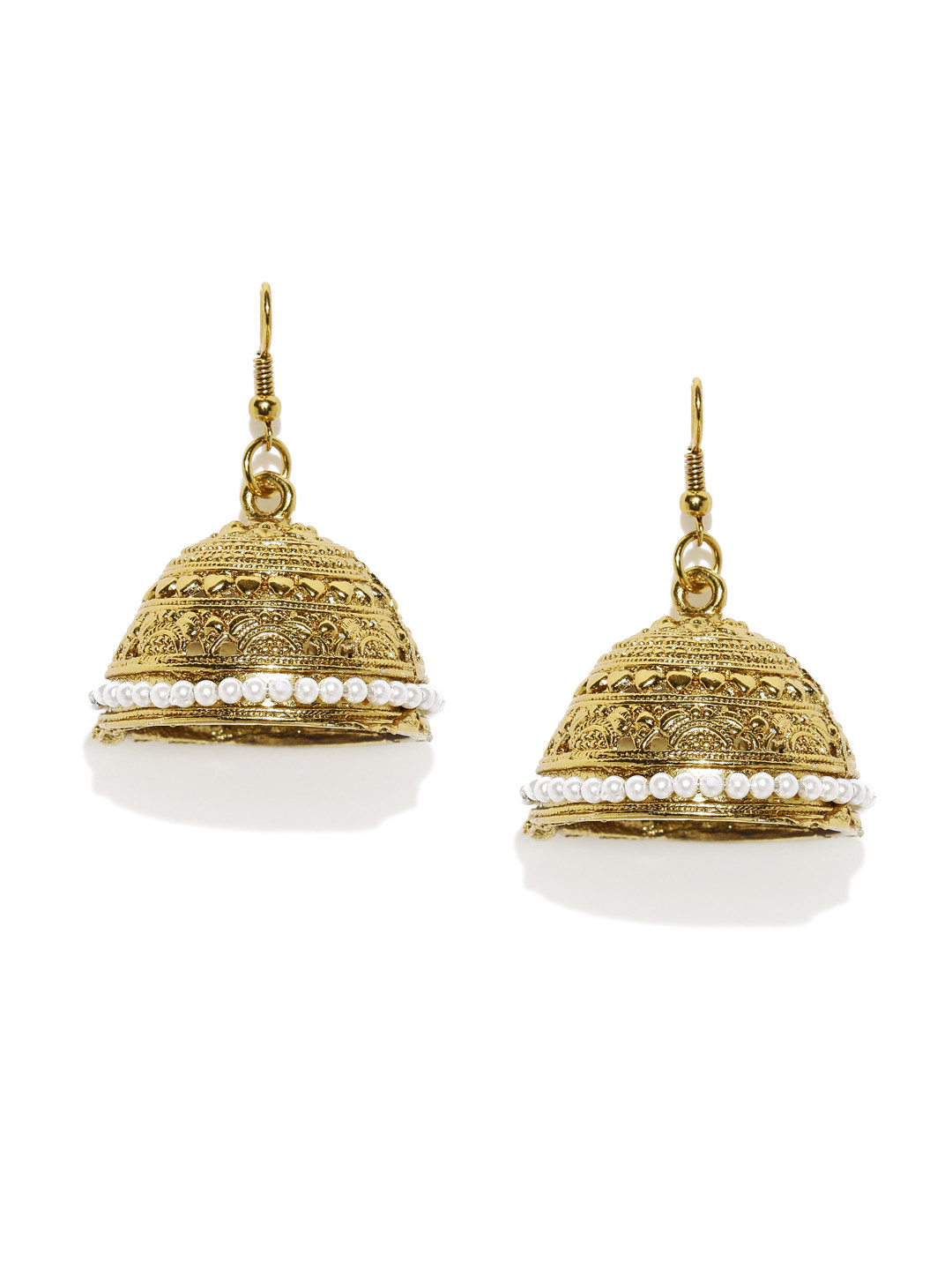 

Anouk Gold-Toned Jhumka Earrings