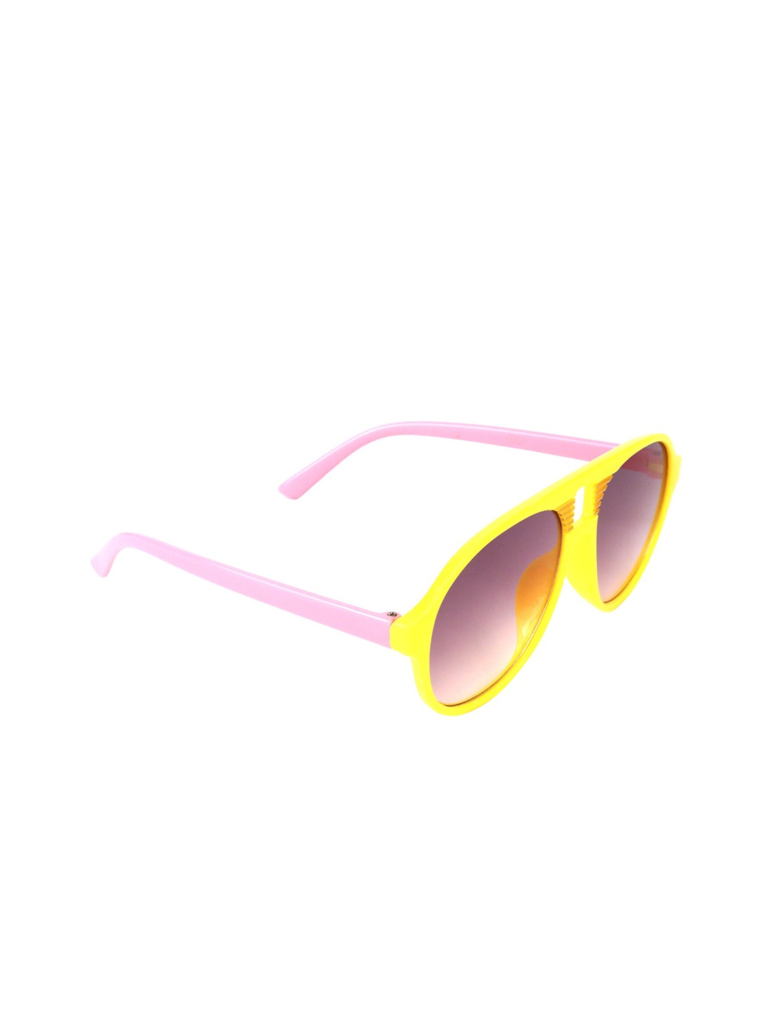 

Spiky Unisex Kids Grey Lens & Yellow Aviator Sunglasses with UV Protected Lens