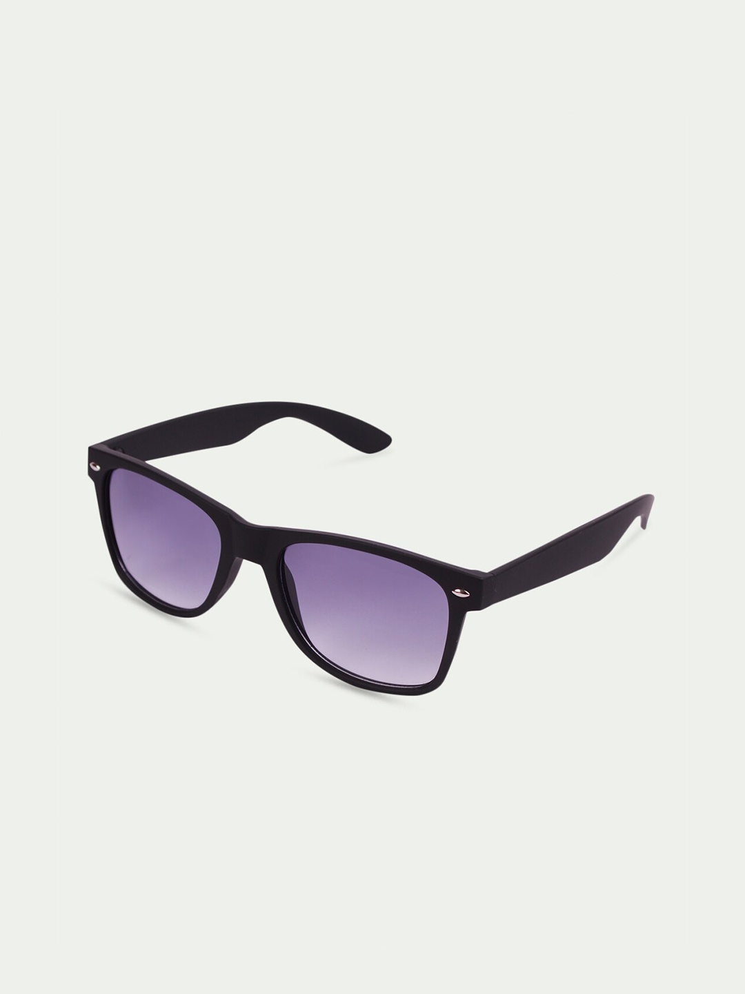

FUZOKU Unisex Purple Lens & Black Wayfarer Sunglasses with UV Protected Lens