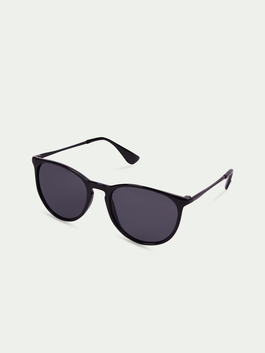 

FUZOKU Unisex Black Lens & Black Wayfarer Sunglasses with UV Protected Lens