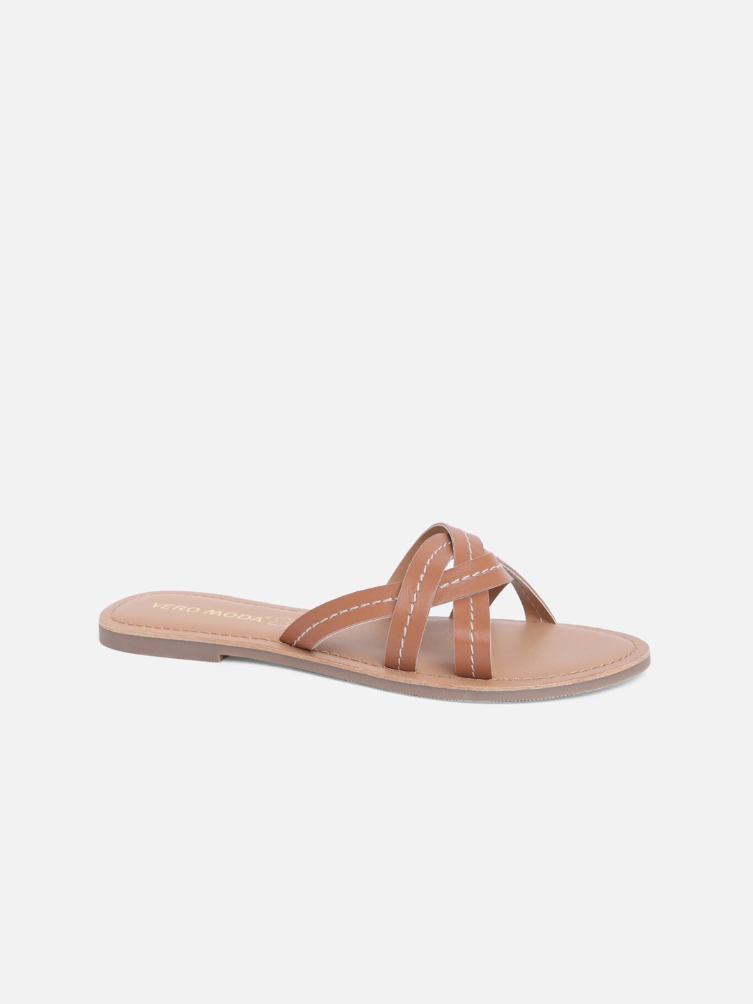 

Vero Moda Women Brown Open Toe Flats