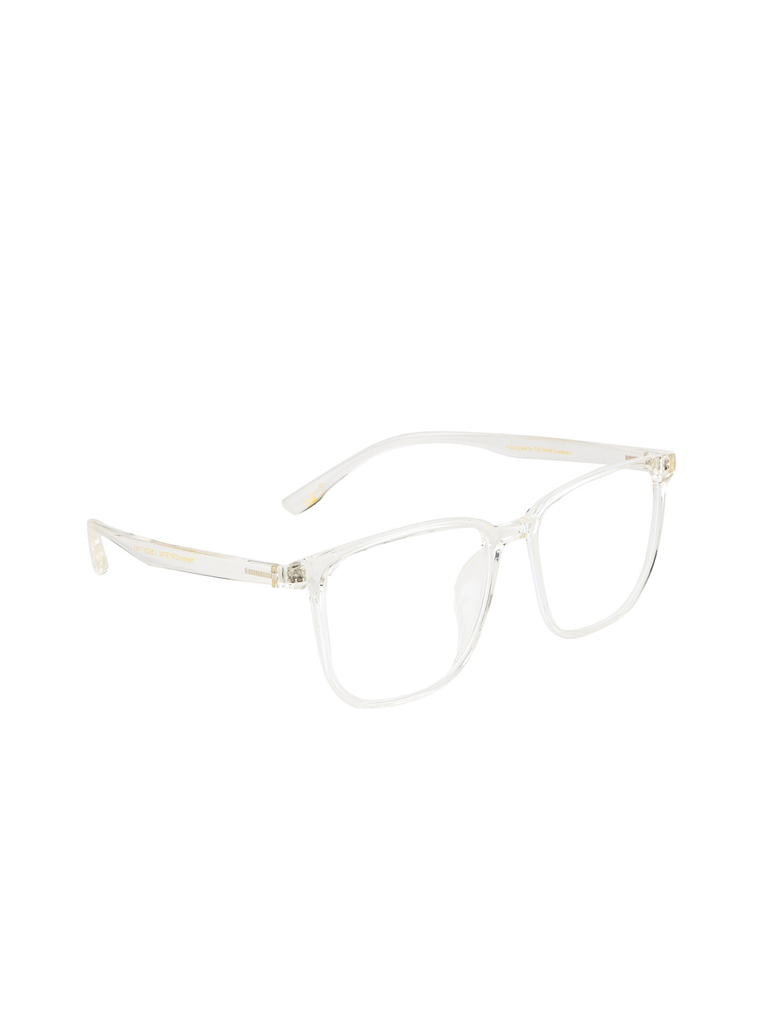 

Ted Smith Unisex Transparent Blue Light Blocking Computer Glasses Full Rim Square Frames