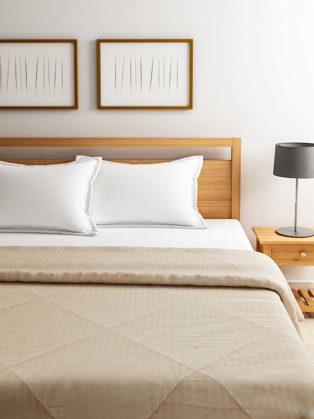 

SWAYAM Beige AC Double Comforter