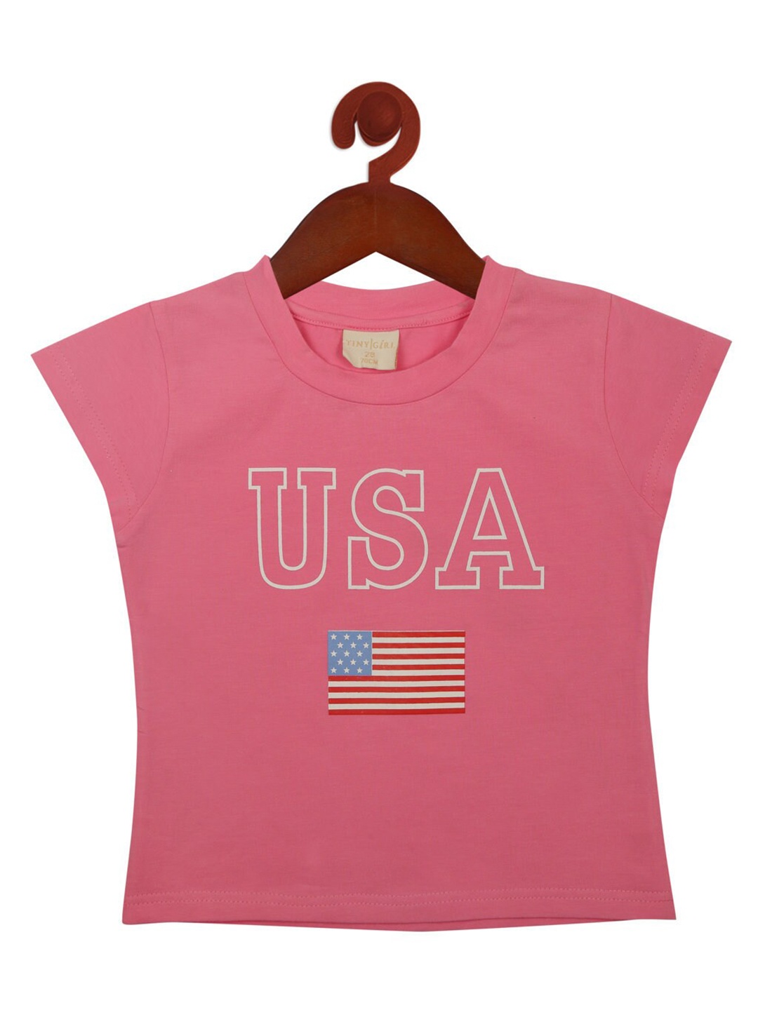 

Tiny Girl Girls Pink Printed Boxy Top