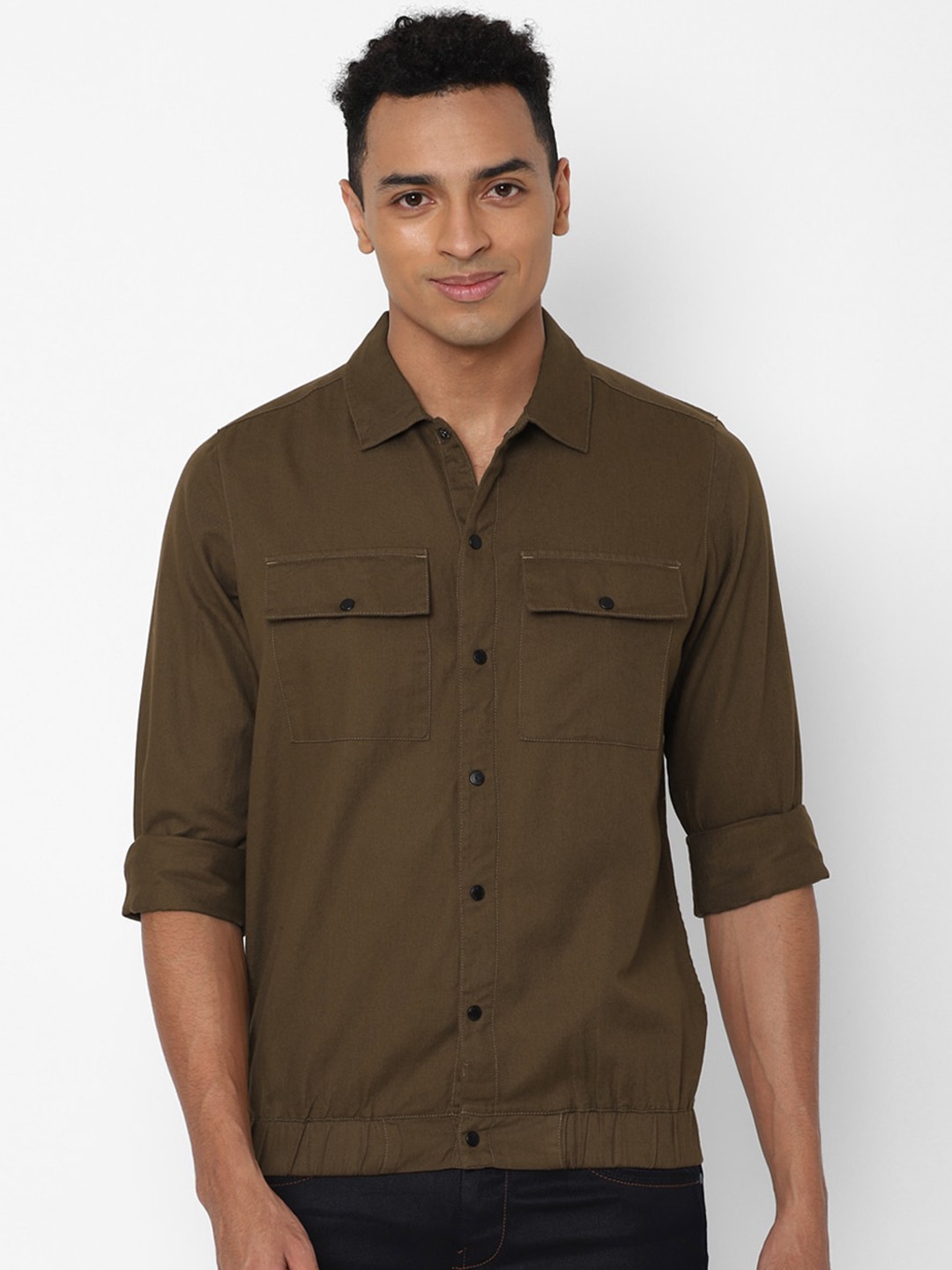 

Allen Solly Sport Men Brown Casual Shirt